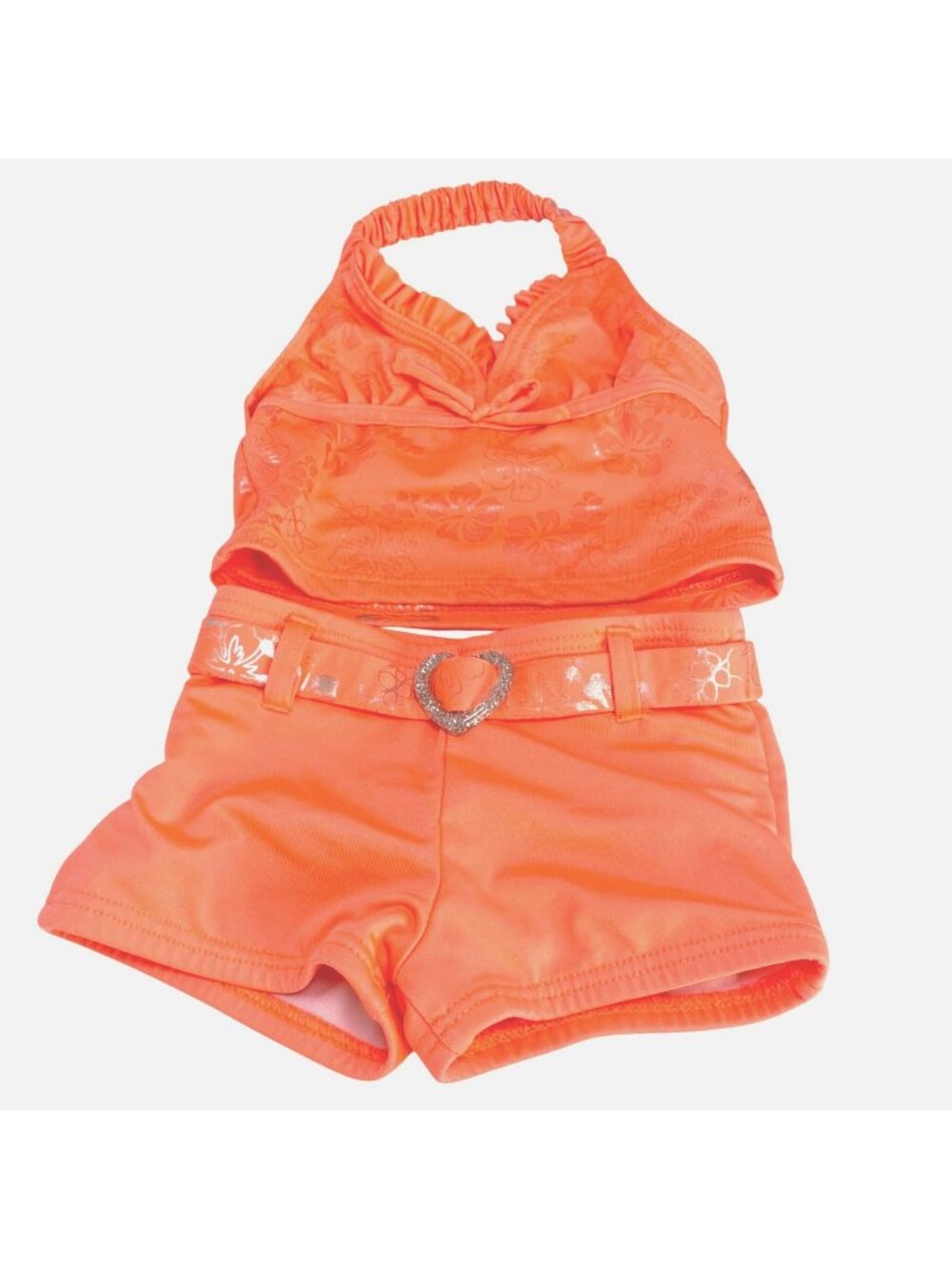 Lemon Kiss Toddler Girls  24 mos 2-Piece Swimsuit Halter Top & Shorts Set